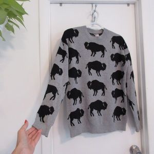 Buffalo / Bison sweater!